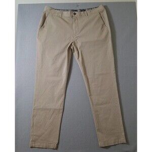 Barbour Chino Pants Mens 40x32 Beige Tailored Comfort Stretch Trousers EUC